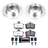 Power Stop 95-97 Audi A6 Rear Z26 Street Warrior Brake Kit