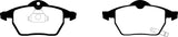 EBC 99-02 Saab 9-3 2.0 Turbo Ultimax2 Front Brake Pads