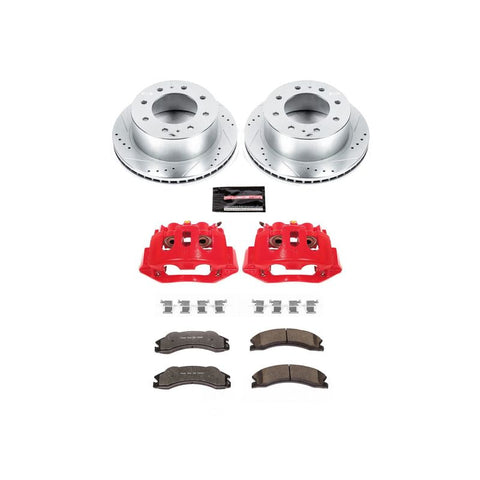 Power Stop 11-14 Chevrolet Silverado 2500 HD Rear Z36 Truck & Tow Kit w/Cals
