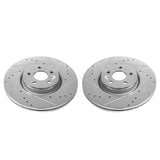 Power Stop 12-18 Volvo S60 Front Evolution Drilled & Slotted Rotors - Pair