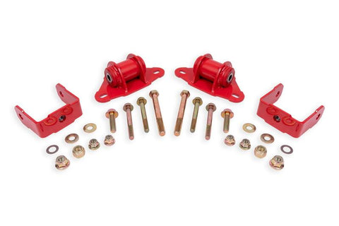 BMR 14-19 Chevrolet Corvette Polyurethane Transmission/Differential Mount - Red