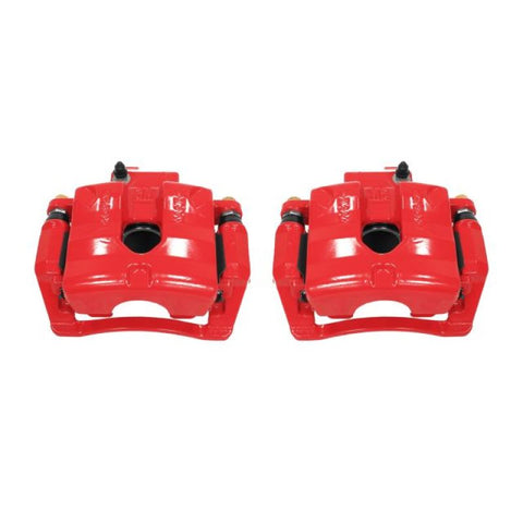 Power Stop 10-11 Cadillac SRX Rear Red Calipers w/Brackets - Pair