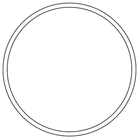 Cometic Holley 4500 Dominator .060in Fiber Air Cleaner Mounting Gasket - 7.3125in Diameter