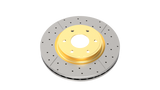 DBA 02-09 Subaru WRX STi/2017 BRZ w/Perf Pkg. 10 Hole Front Drilled & Slotted Street Series Rotor