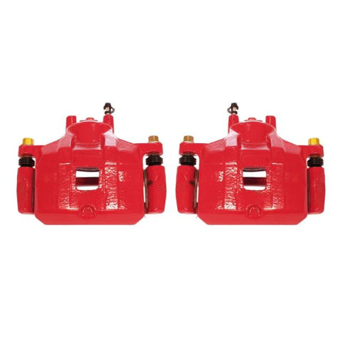 Power Stop 08-17 Mitsubishi Lancer Front Red Calipers w/Brackets - Pair