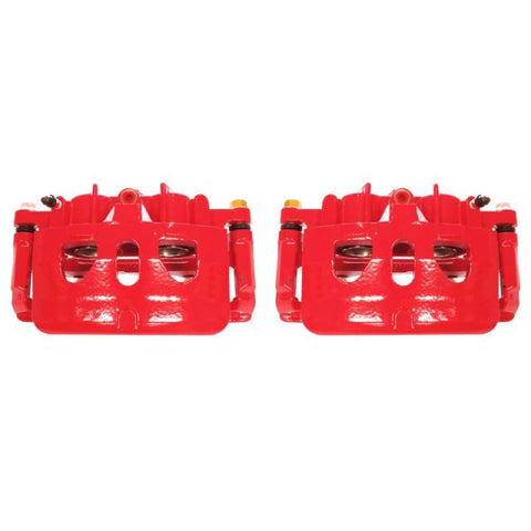 Power Stop 13-17 Ford Explorer Front Red Calipers w/Brackets - Pair