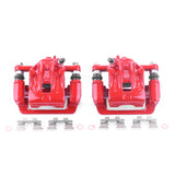 Power Stop 05-09 Hyundai Tucson Rear Red Calipers w/Brackets - Pair