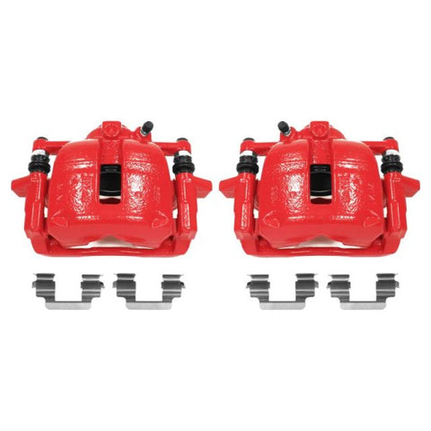 Power Stop 07-16 Mini Cooper Front Red Calipers w/Brackets - Pair