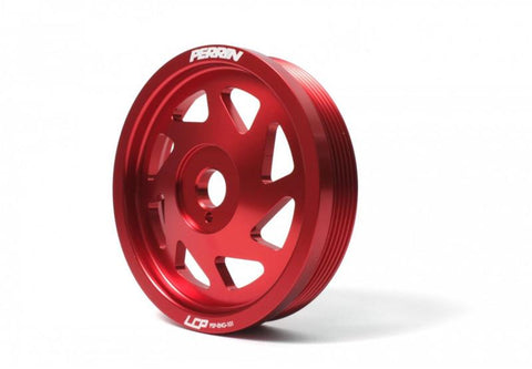 PERRIN 93-14 Subaru Impreza (Incl. 02-14 WRX) / 04-21 STI Lightened Crank Pulley - Red