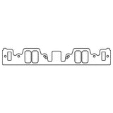 Cometic AMC 390/401CI V8 .125in Fiber Intake Mani Gasket Set-Indy Head-1.20in x 2.30in Rect. Ports