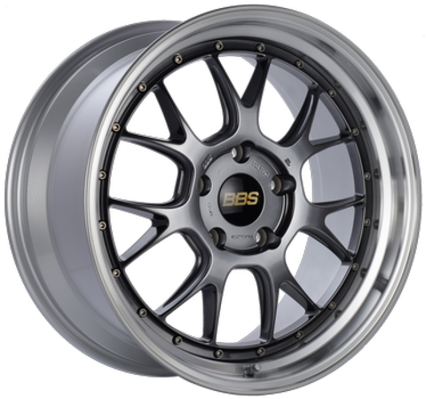 BBS LM-R 20x10 5x112 ET12 Diamond Black Center / Diamond Cut Lip Wheel -82mm PFS/Clip Required