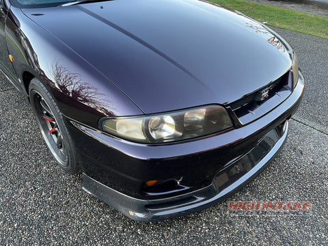 Car Shop F1 Type 2 Twill Weave Front Lip Nissan Skyline R33 GT-R