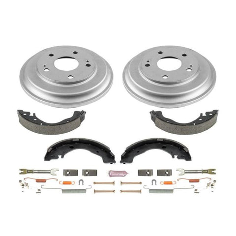 Power Stop 06-11 Honda Civic Coupe Rear Autospecialty Drum Kit