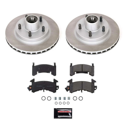 Power Stop 96-00 Isuzu Hombre Front Semi-Coated Rotor Kit