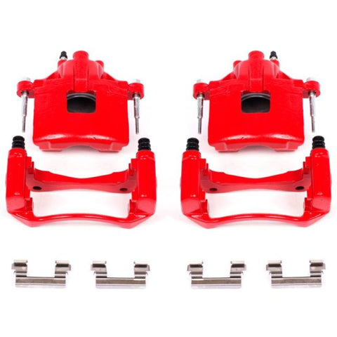 Power Stop 00-05 Buick LeSabre Front Red Calipers w/Brackets - Pair