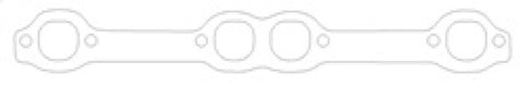 Cometic Chevy Gen1 Small Block V8 .064in AM Exhaust Gskt Set-1.500in x 1.470in Ports-18 Degree Head