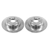 Power Stop 07-11 Volvo S80 Rear Evolution Drilled & Slotted Rotors - Pair
