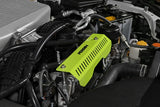 PERRIN 22-25 Subaru WRX Pulley Cover - Neon Yellow (SHORT - For Use w/PERRIN AOS)