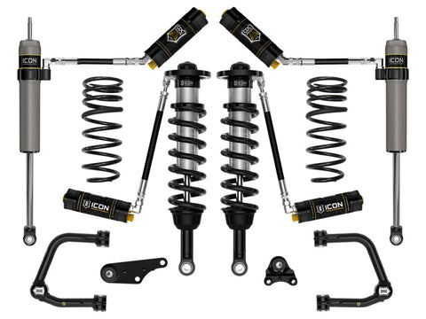ICON 2024+ Toyota Tacoma 1.25in-3in Stage 5 Suspension System Tubular w/ Triple Rate Spring