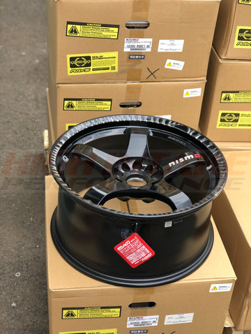 Nismo LMGT4 Omori Factory Spec Wheel - Gloss Black - 18x9 +22 5x114.3 SET