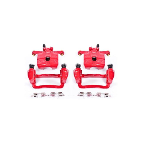 Power Stop 05-06 Saab 9-2X Rear Red Calipers w/Brackets - Pair