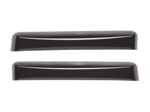 WeatherTech 15-24 Ford Edge (Incl. ST) Rear Side Window Deflectors - Dark Tint