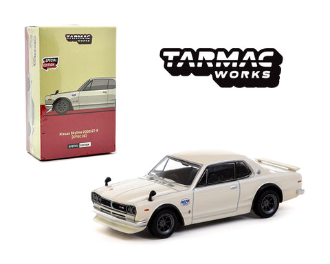 Tarmac Works 1:64 Nissan Skyline 2000 GT-R (KPGC10) Nismo Festival at FUJI Speedway 2023 Special Edition – White – Global64