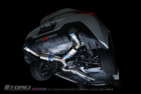 TOMEI FULL TITANIUM MUFFLER KIT EXPREME Ti 86/FR-S/BRZ TYPE-D