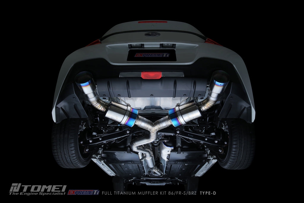 TOMEI FULL TITANIUM MUFFLER KIT EXPREME Ti 86/FR-S/BRZ TYPE-D – High ...