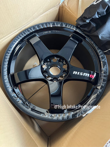 Nismo LMGT4 Omori Factory Spec Wheel - Gloss Black - 18x9.5 +12 5x114.3 SET