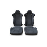 MUSE JAPAN BNR34 STYLE HYPER SUEDE II  OR ALCANTARA FRONT SEATS RESTORATION CONVERSION KIT for BNR32 / BCNR33 GTR / R34 Conversion ** PRE ORDER **