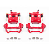 Power Stop 99-03 Mazda Protege Front Red Calipers w/Brackets - Pair