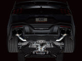 AWE 2024 Ford Mustang Dark Horse S650 RWD Track Edition Cat-Back Exhaust w/ Quad Diamond Black Tips