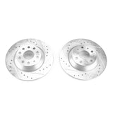 Power Stop 15-16 Audi A3 Rear Evolution Drilled & Slotted Rotors - Pair