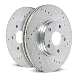 Power Stop 13-16 Ford F-450 Super Duty Front Drilled & Slotted Rotor - Pair