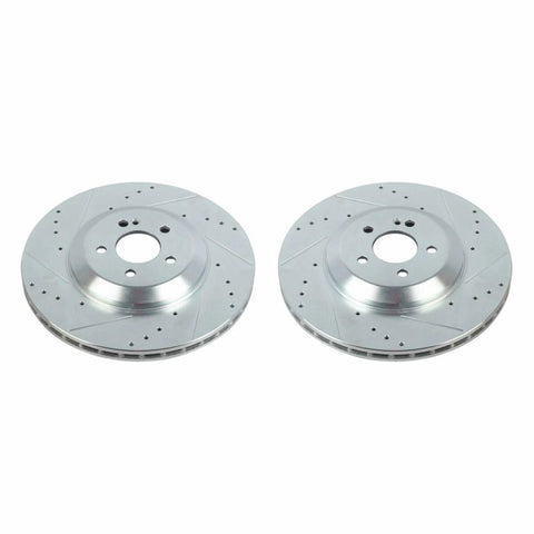Power Stop 19-20 Mercedes-Benz CLS450 Rear Evolution Drilled & Slotted Rotors - Pair