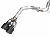 AWE 2024 Ford Mustang Dark Horse S650 RWD Track Edition Cat-Back Exhaust w/ Quad Diamond Black Tips