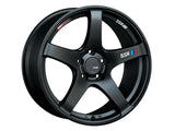 SSR GTV01 18x8.5 5x114.3 40mm Offset Flat Black Wheel 05-07 STI / 11+ tC