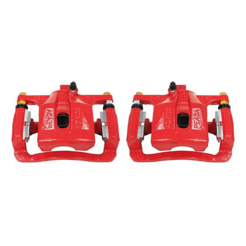 Power Stop 06-10 Hummer H3 Rear Red Calipers w/Brackets - Pair