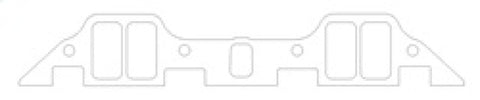 Cometic Chrysler B/RB .125in Fiber Intake Mani Gskt Set-1.229in x 2.310in Rectangle Port