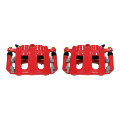 Power Stop 11-17 Ford Explorer Front Red Calipers w/Brackets - Pair