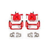 Power Stop 06-12 Mitsubishi Eclipse Rear Red Calipers w/Brackets - Pair