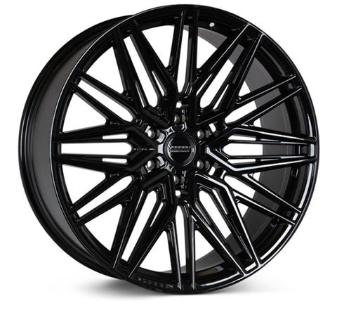 Vossen HF6-5 22X9.5 / 6X139.7 / ET30 / Deep Face / 95.1 - Gloss Black Wheel