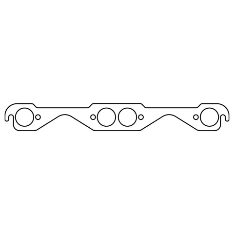 Cometic Chevy Gen-I Small Block V8 .043in Copper Exhaust Manifold Gasket Set - 1.500in Round Port