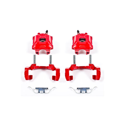 Power Stop 01-06 BMW M3 Rear Red Calipers - Pair