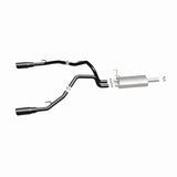 Magnaflow 09-15 Dodge Ram 1500 V8 Dual Spilt Rear Exit Black Stainless C/B Perf Exhaust