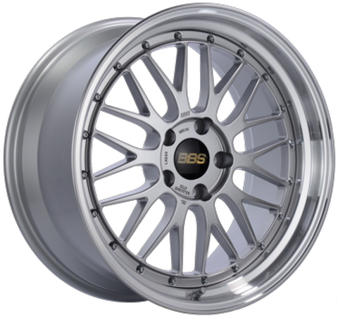 BBS LM 20x9.5 5x112 ET8 Diamond Silver Wheel 67mm PFS/Clip Required