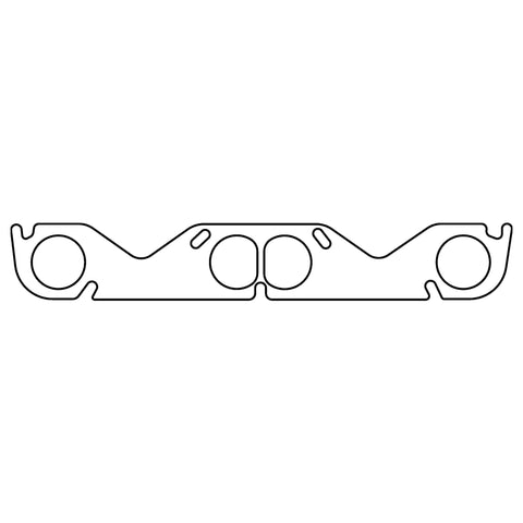 Cometic Chevy Gen1 SB V8 .060in HTS Exhaust Mani Gasket Set-2.00in Round Port-Hooker/Stahl Bolt Patt