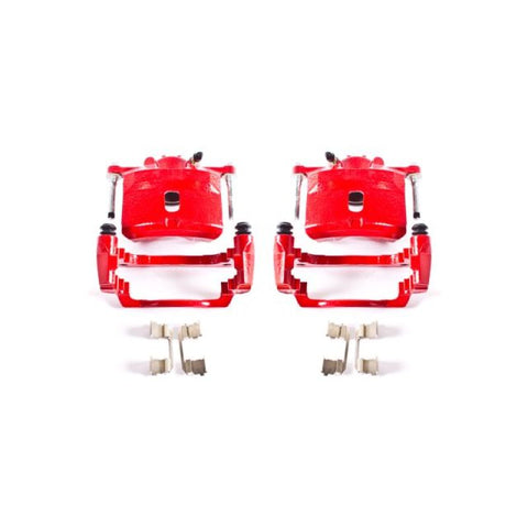 Power Stop 01-05 Acura EL Front Red Calipers w/Brackets - Pair