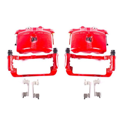 Power Stop 03-06 Cadillac Escalade Rear Red Calipers w/Brackets - Pair